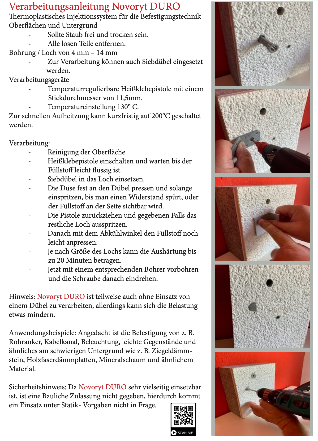 NOVORYT DURO Kofferset mit 220V Pistole